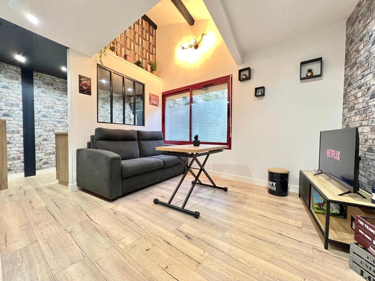 Le Loft ~ A 4 Min De La Gare, Fibre + Parking Prive Villa Poitiers Buitenkant foto